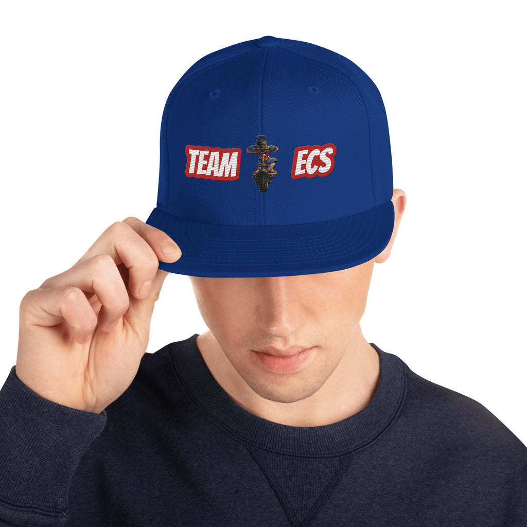 TEAM ECS BLUE Snapback Hat