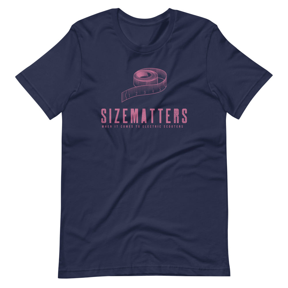 Size Matters When it Comes to Scooters Men/Unisex T-Shirt