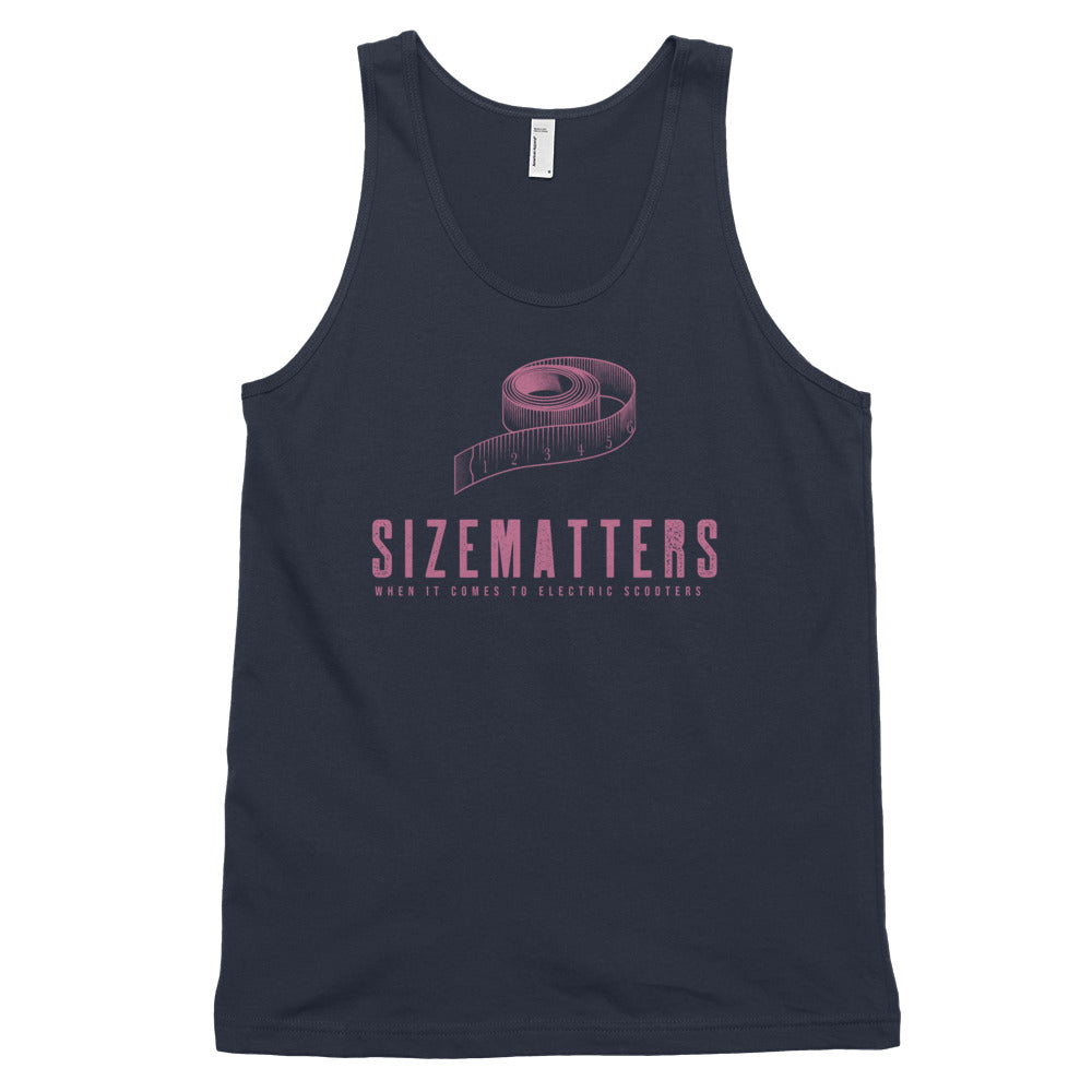 Size Matters When it Comes to Scooters Men/Unisex Tank Top