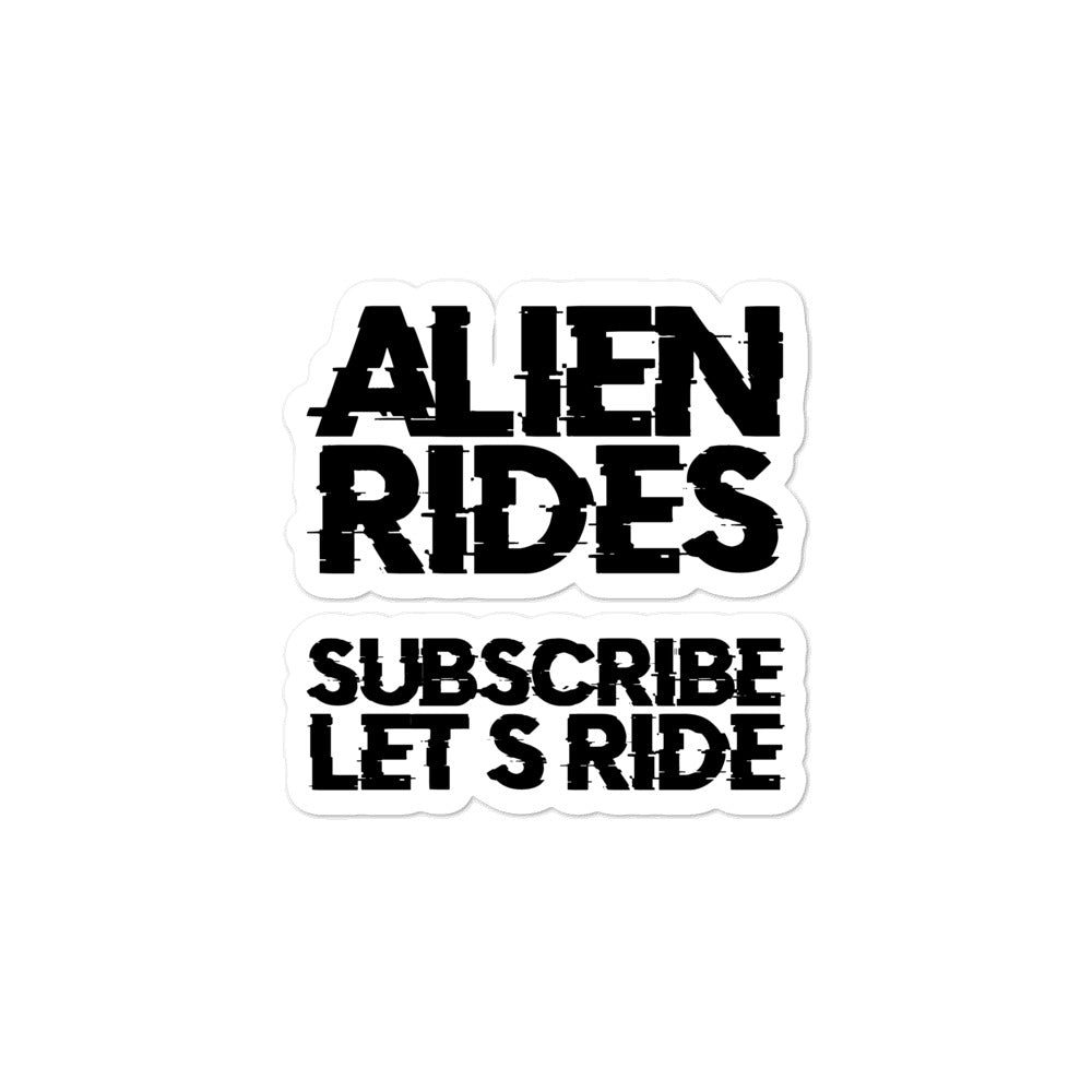 Alien Rides Sticker Pack A