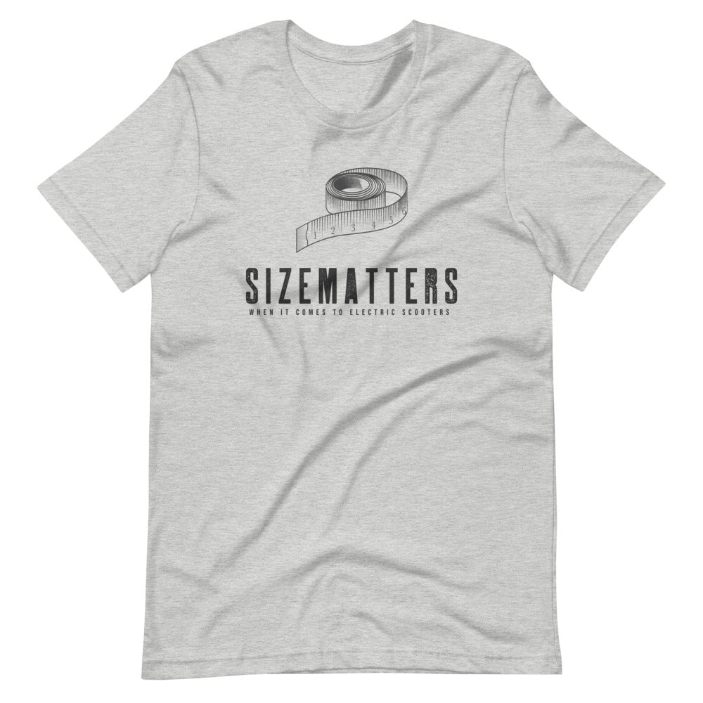 Size Matters When it Comes to Scooters Men/Unisex T-Shirt