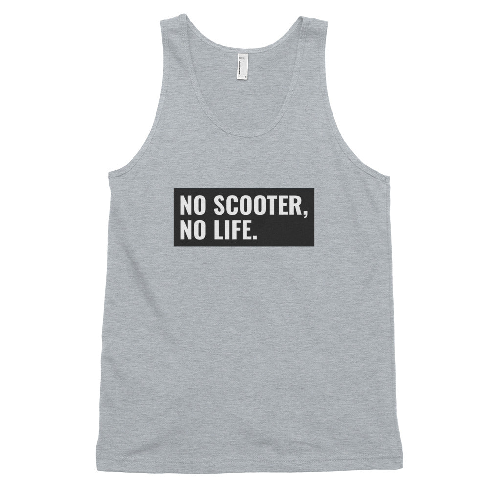 No Scooter, No Life Men/Unisex Tank Top