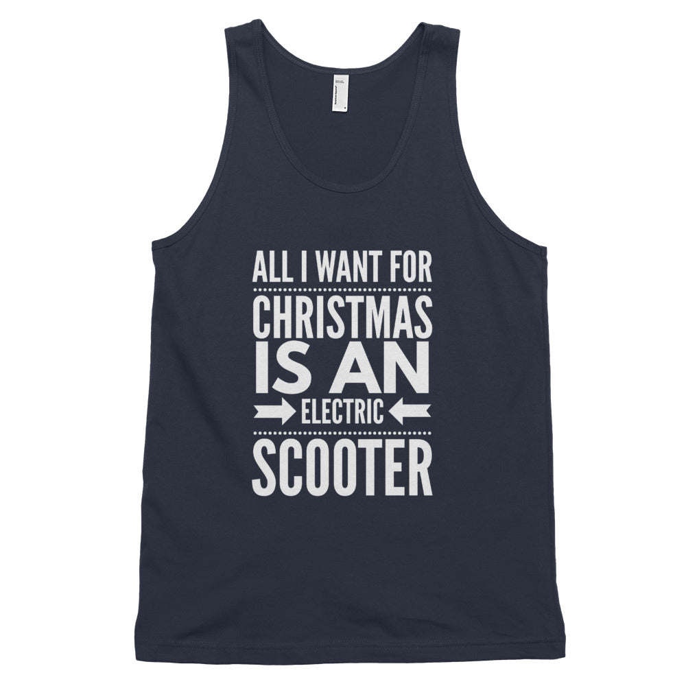 All I Want for Christmas EScooter Men/Unisex Tank Top