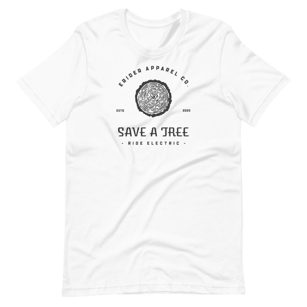 Save a Tree, Ride Electric Men/Unisex T-Shirt