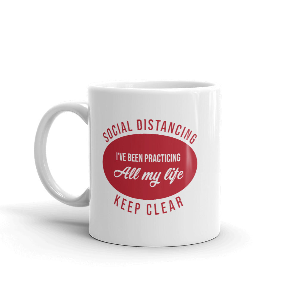 Social Distancing, Keep Clear Coffee Mug