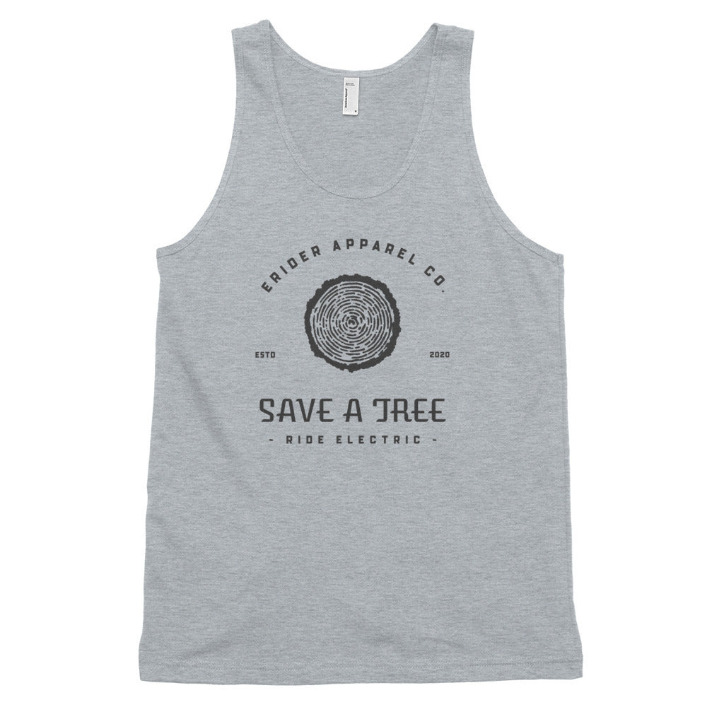Save a Tree, Ride Electric Men/Unisex Tank Top