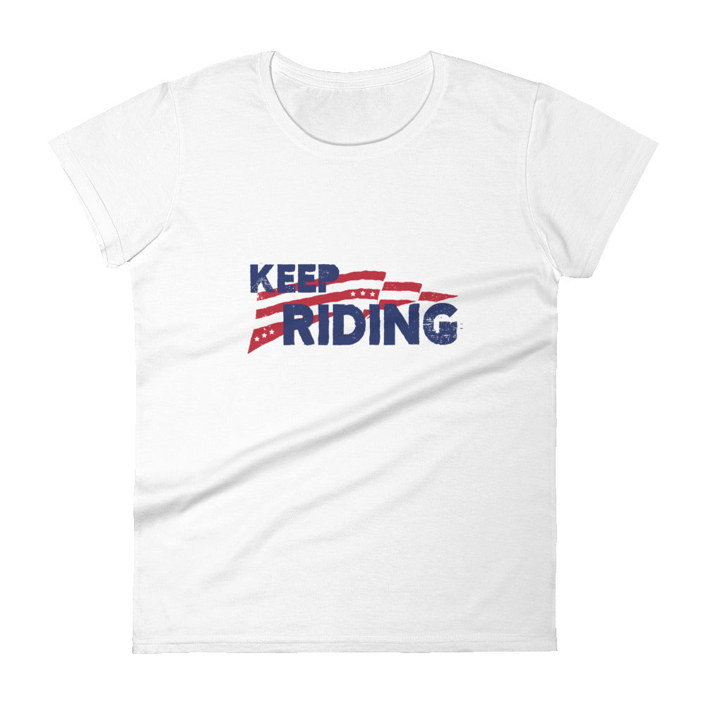 Keep Riding USA Women's T-Shirt