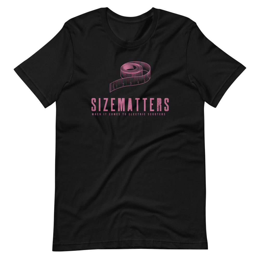 Size Matters When it Comes to Scooters Men/Unisex T-Shirt